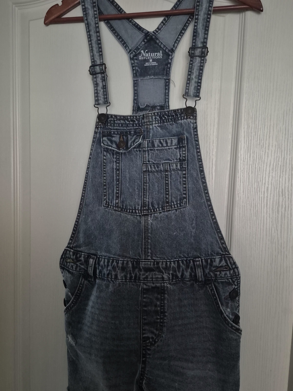 Natural Reflections Washed Denim Women’s Relaxed Overalls